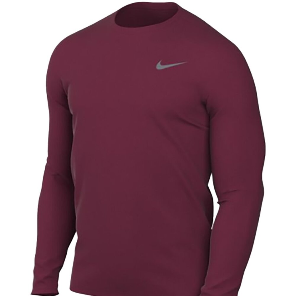 Nike DriFit Legend Long Sleeve T-Shirt (Maroon)